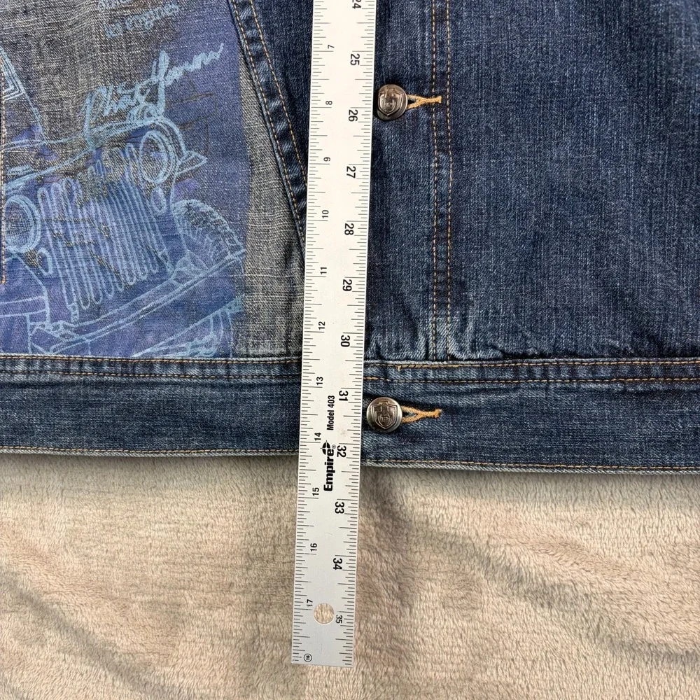 Vintage‎ Y2K Phat Farm Denim Baggy Hip Hop Jacket 3XL Jeans 38x33 Set